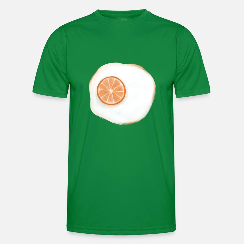 Orange Egg Men's Functional T-Shirt