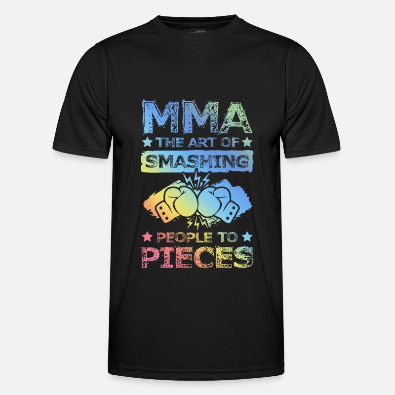 Mma Mixed matrial arts Spruch Männer Funktions-T-Shirt