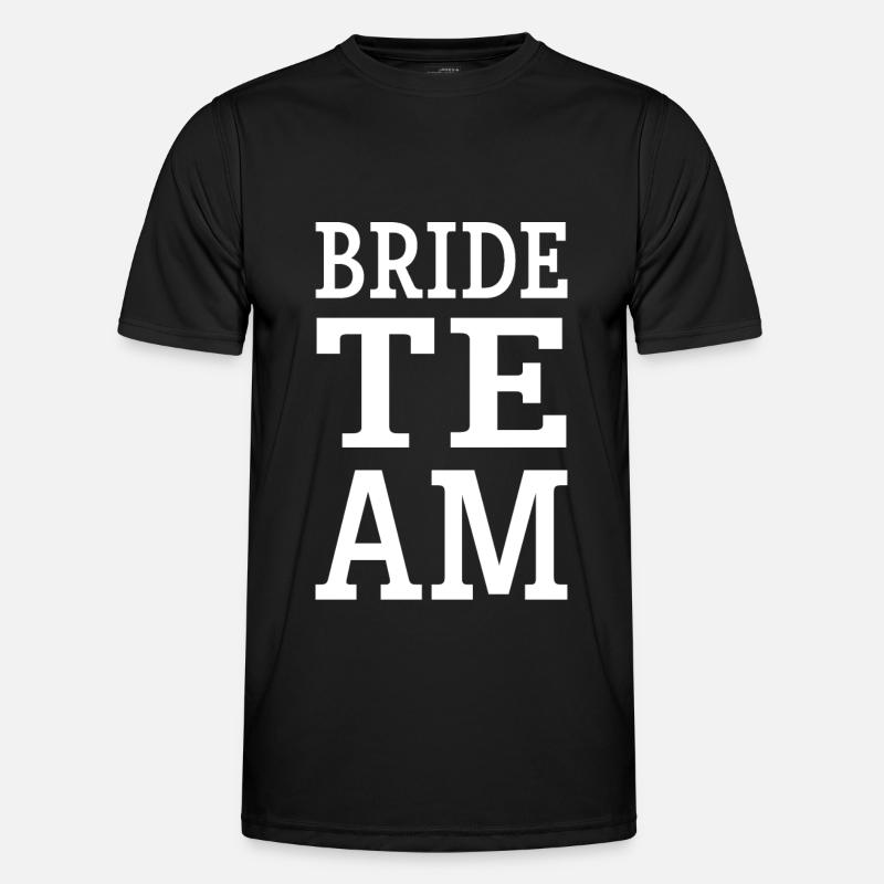 Bride Team - Men's Functional T-Shirt - black