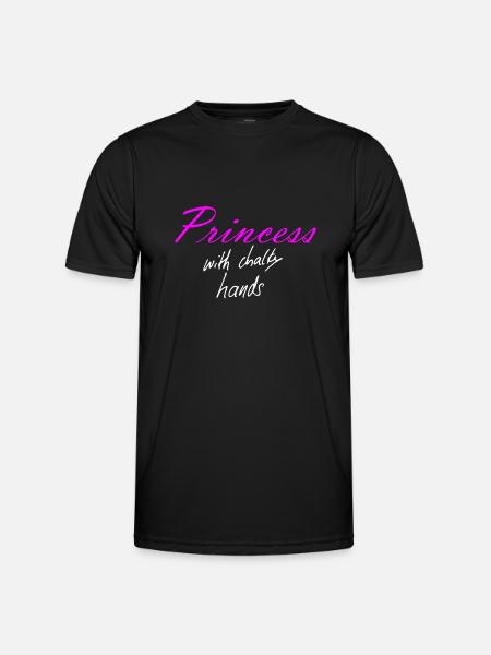 Princess - Männer Funktions-T-Shirt - Schwarz