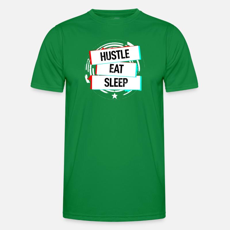 Hustle Manger Dormir T-shirt sport Homme