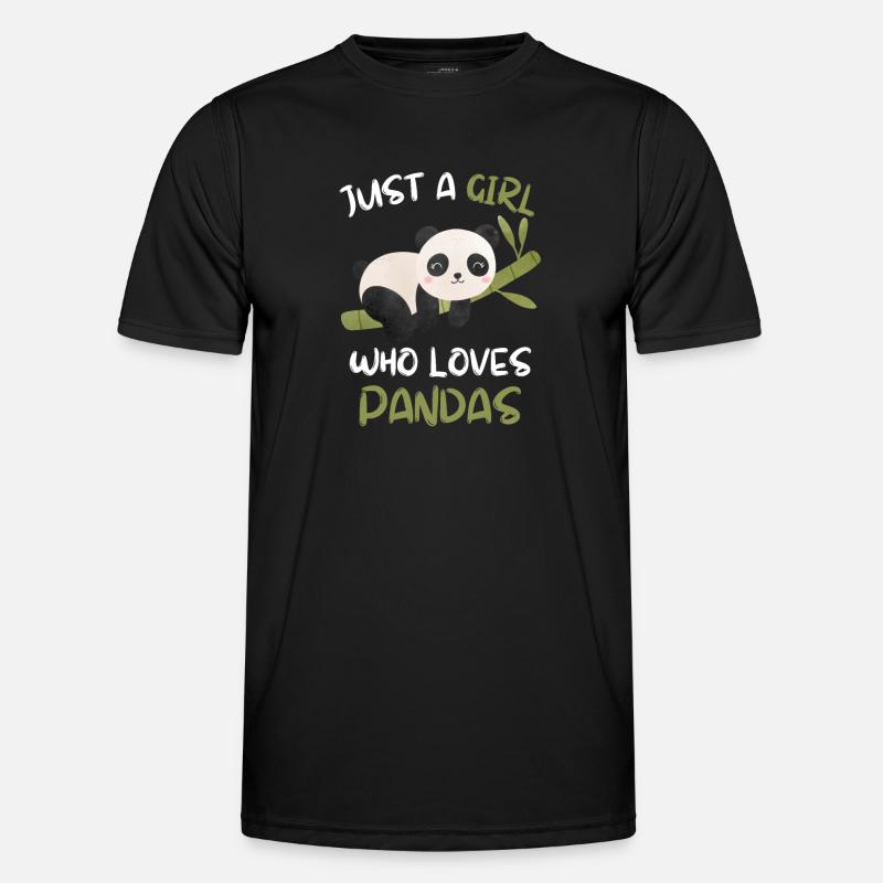Pandabär Chinesisches Tier Mädchen Geschenk Panda Männer Funktions-T-Shirt