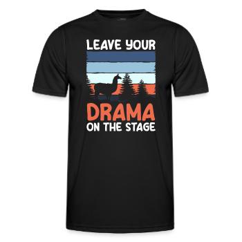 Theater Schauspiel Regie Broadway - Männer Funktions-T-Shirt - Schwarz - Vorne - AI Model Male 178 dark (178cm)
