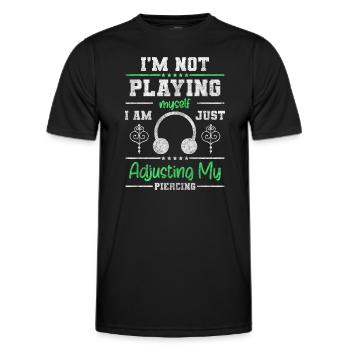 Piercing Art Piercing Studio - Men's Functional T-Shirt - black - Front - AI Model Male 178 dark (178cm)