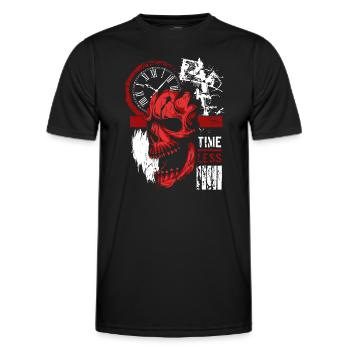 Tattoo Trash Raven - Men's Functional T-Shirt - black - Front - AI Model Male 178 dark (178cm)