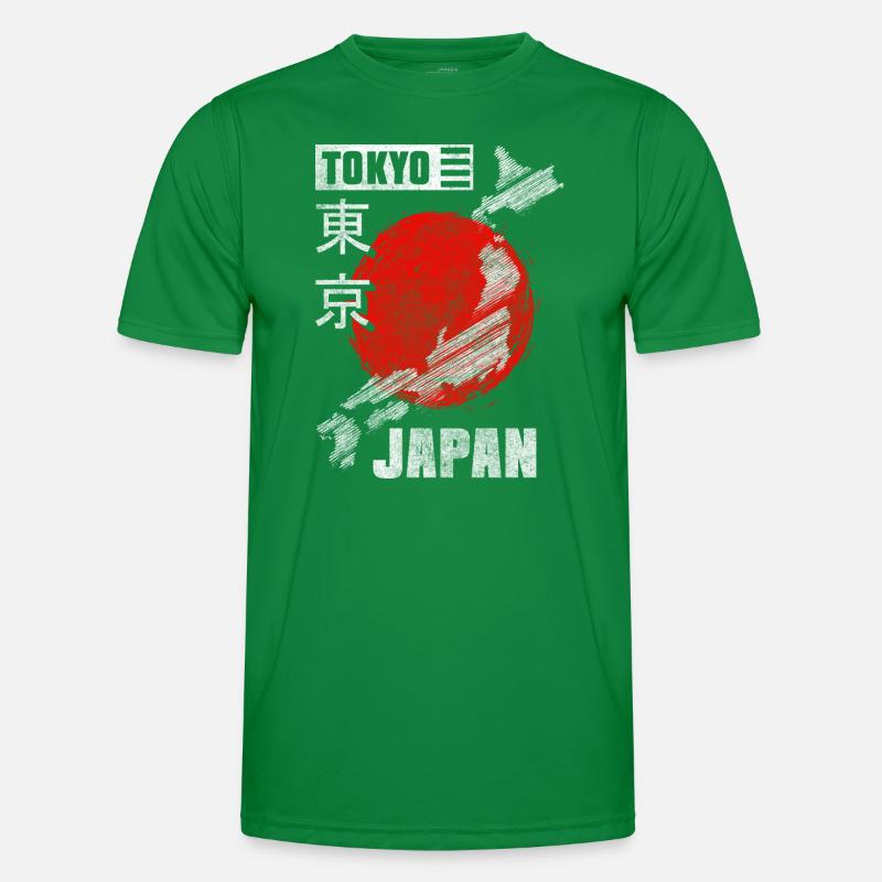 Japan Samurai Historisch Männer Funktions-T-Shirt