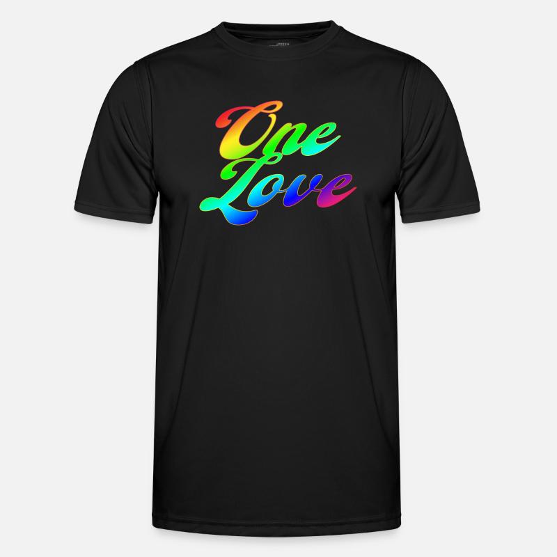 Trash Asset - One Love [rainbow] Men's Functional T-Shirt