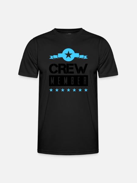 Crew Member - Men's Functional T-Shirt - black