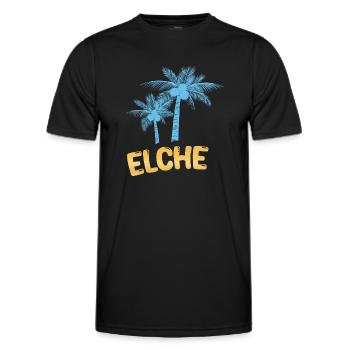 Elche Elche - Männer Funktions-T-Shirt - Schwarz - Vorne - AI Model Male 178 dark (178cm)