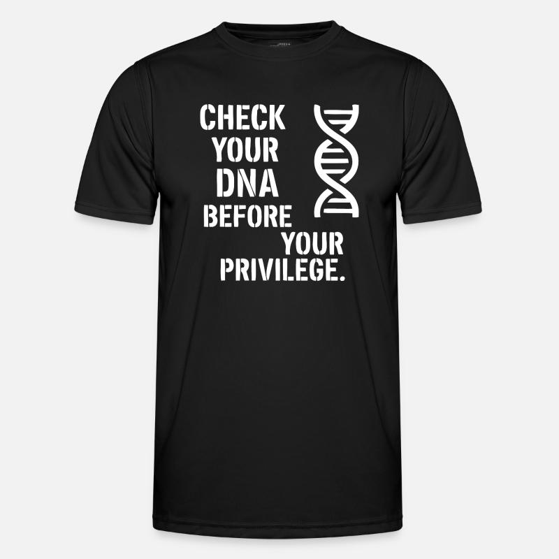Check your DNA - Men's Functional T-Shirt - black