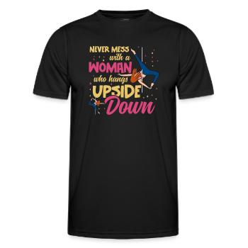 Pole Dance Tanzen Pole Dance Tänzerin - Männer Funktions-T-Shirt - Schwarz - Vorne - AI Model Male 178 dark (178cm)