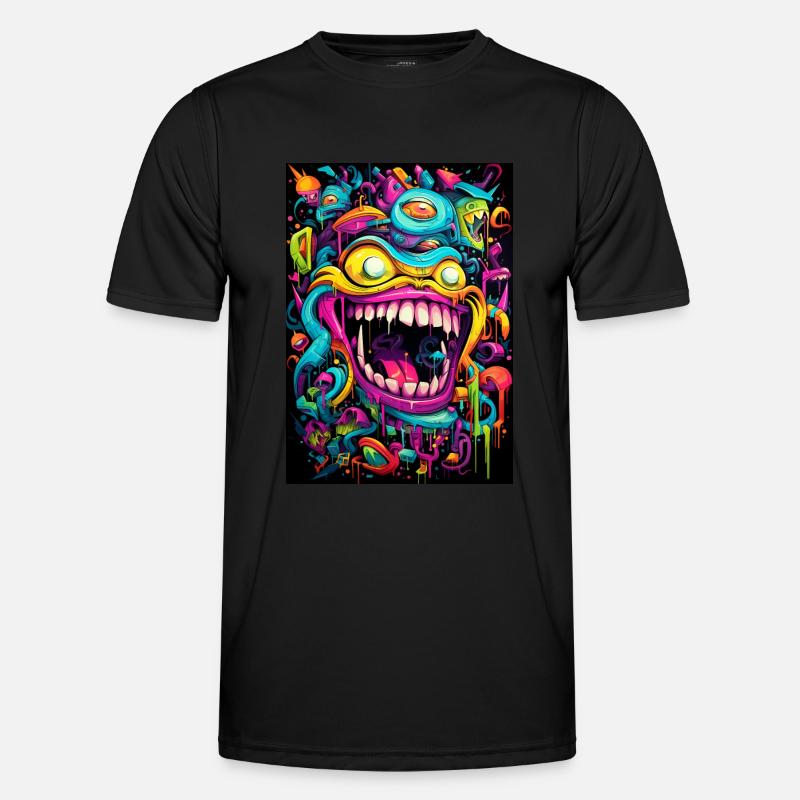 Monstre graffiti T-shirt sport Homme