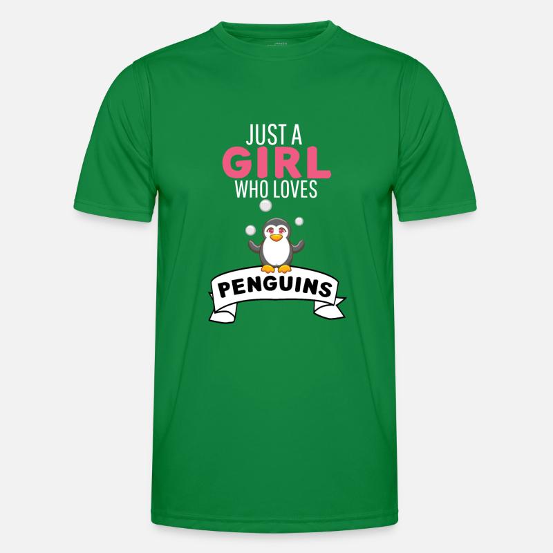 Antarktis Tier Mädchen Geschenkidee Pinguin Männer Funktions-T-Shirt