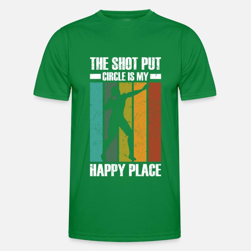 Kugelstoßen Männer Funktions-T-Shirt