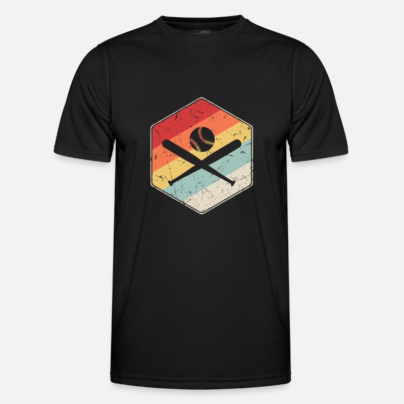 Baseball Player Baseballer Baseball - Men's Functional T-Shirt - black