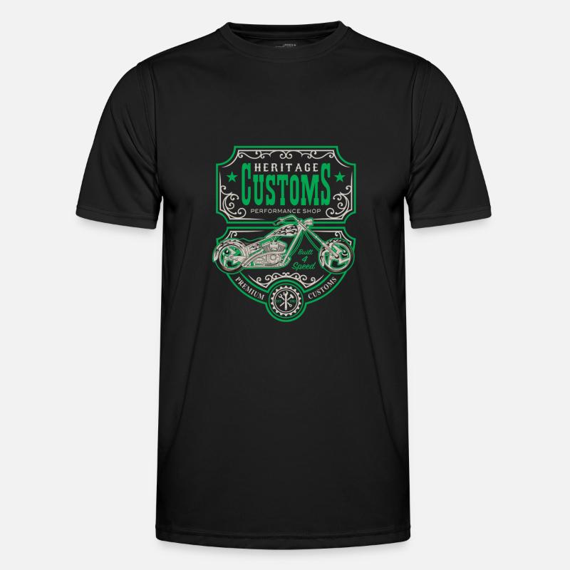 Heritage Customs - Men's Functional T-Shirt - black