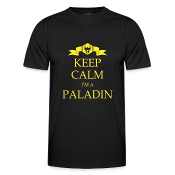 Paladin RPG Nerd Geek Cadeau - T-shirt sport Homme - noir - Devant - AI Model Male 178 dark (178cm)