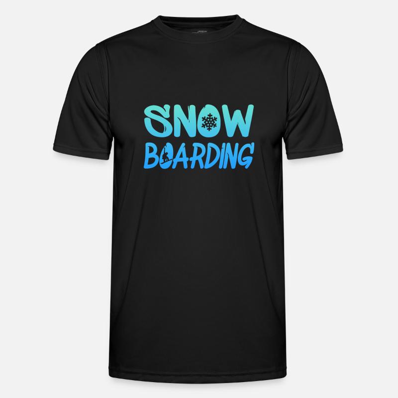 snowboarding Männer Funktions-T-Shirt