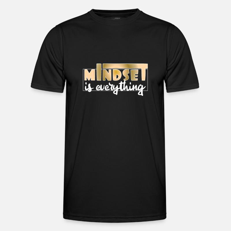 Mindset is everything - Men's Functional T-Shirt - black