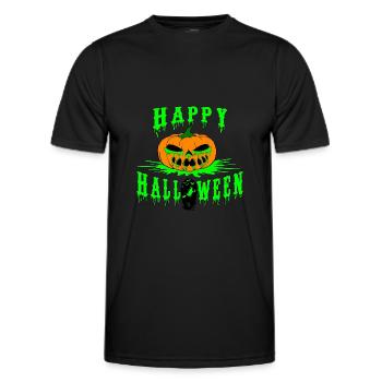Halloween-Spaß - Männer Funktions-T-Shirt - Schwarz - Vorne - AI Model Male 178 dark (178cm)