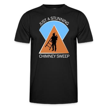 Chimney Sweep Chimney Sweep - Men's Functional T-Shirt - black - Front - AI Model Male 178 dark (178cm)