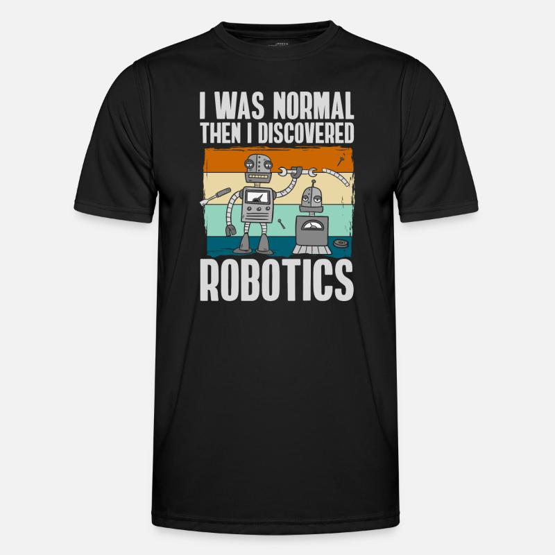 Machine Mechanics Hobby Robotnik - Men's Functional T-Shirt - black