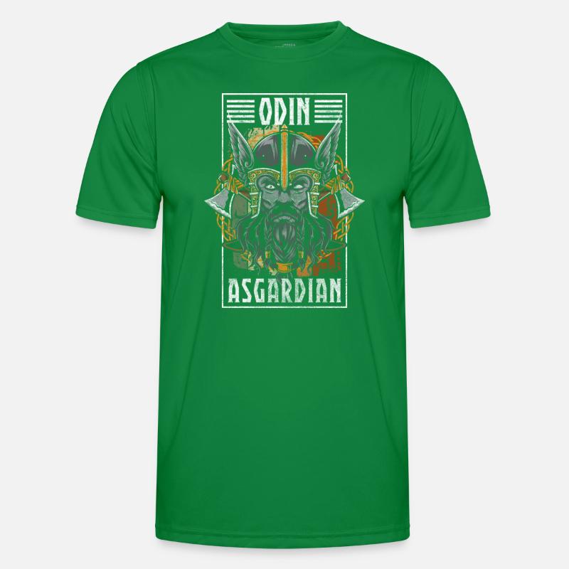 Odin Walhalla Donner German Männer Funktions-T-Shirt