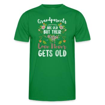 Großeltern Großfamilie Baby - Männer Funktions-T-Shirt - Kelly Green - Vorne - AI Model Male 178 dark (178cm)