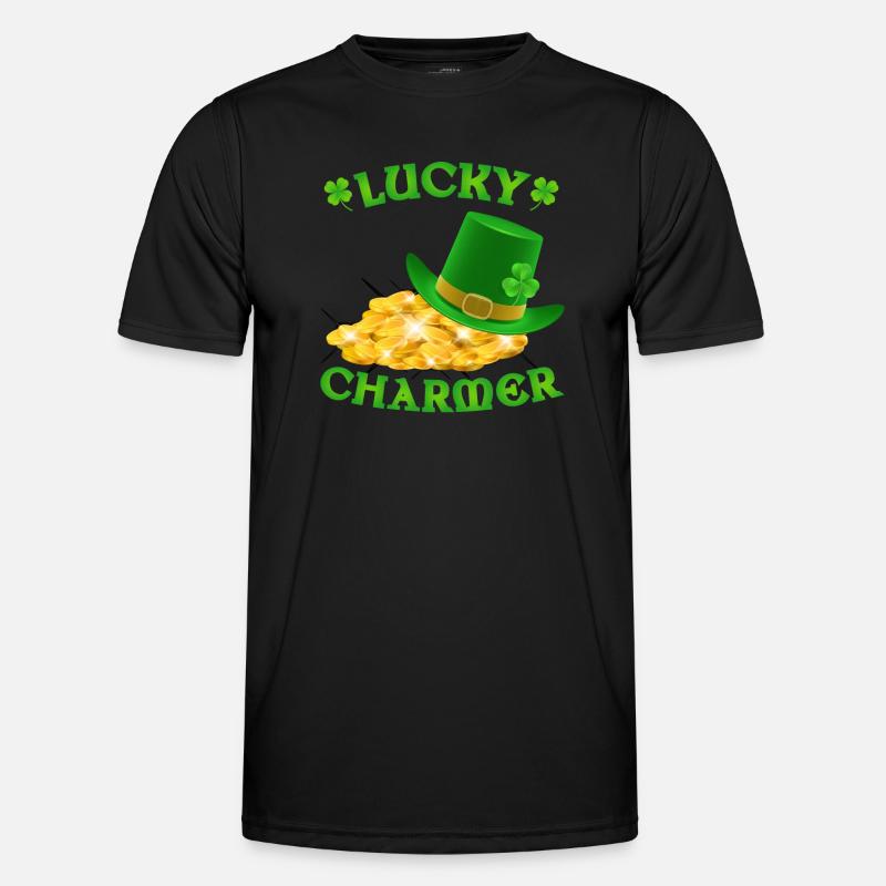 Lucky Charmer St Patrick's Day Men's Functional T-Shirt