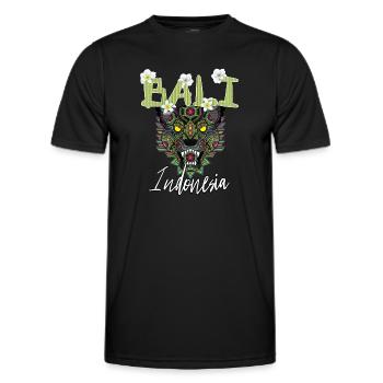 Bali - Indonesien - Männer Funktions-T-Shirt - Schwarz - Vorne - AI Model Male 178 dark (178cm)