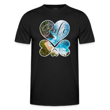 Bali - Indonesien - Männer Funktions-T-Shirt - Schwarz - Vorne - AI Model Male 178 dark (178cm)