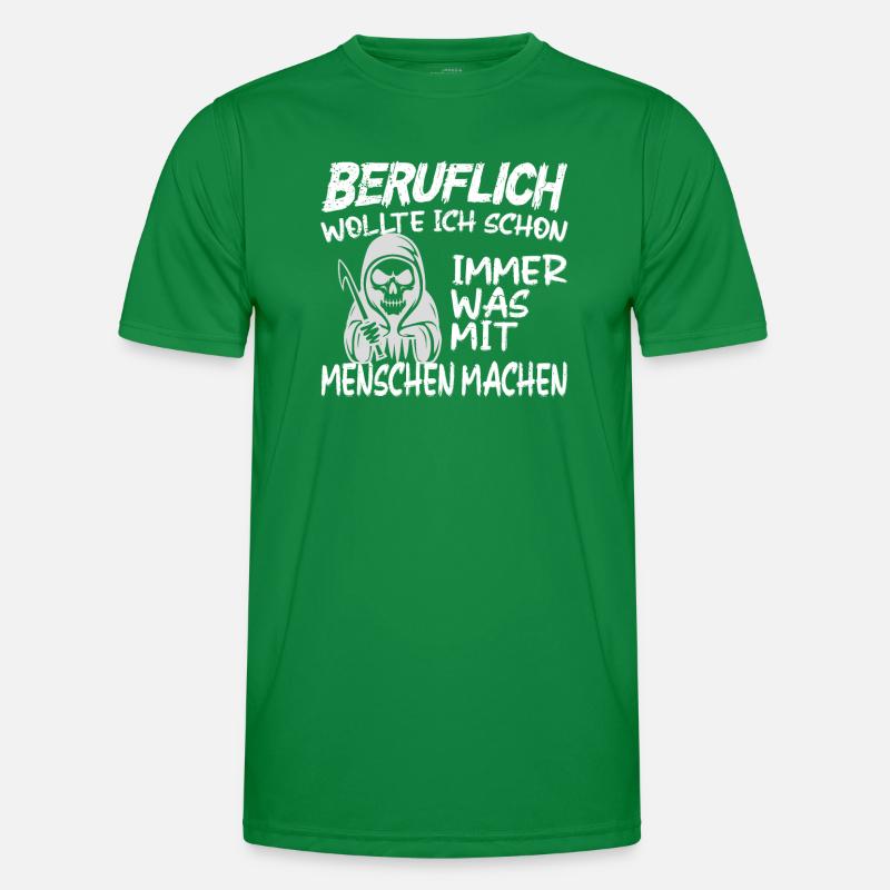 Doing something with people professionally - Grim Reaper Men's Functional T-Shirt