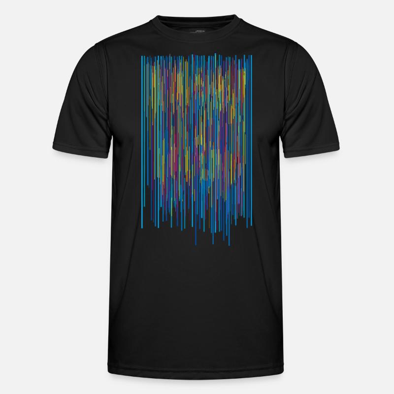 Couleurs Rayures Motif - Structure verticale T-shirt sport Homme