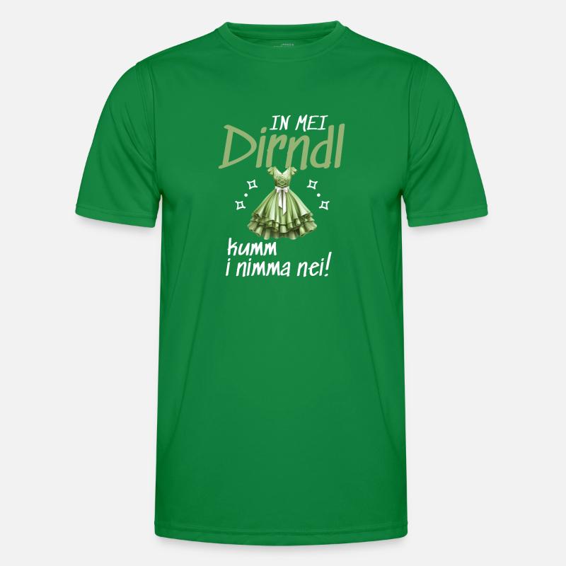 In Mei Dirndl Kumm I Nimma Nei | Männer Funktions-T-Shirt
