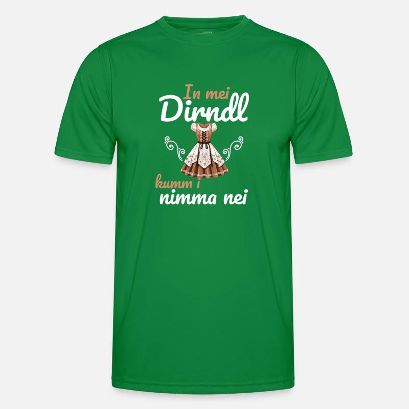 In Mei Dirndl Kumm I Nimma Nei | Männer Funktions-T-Shirt