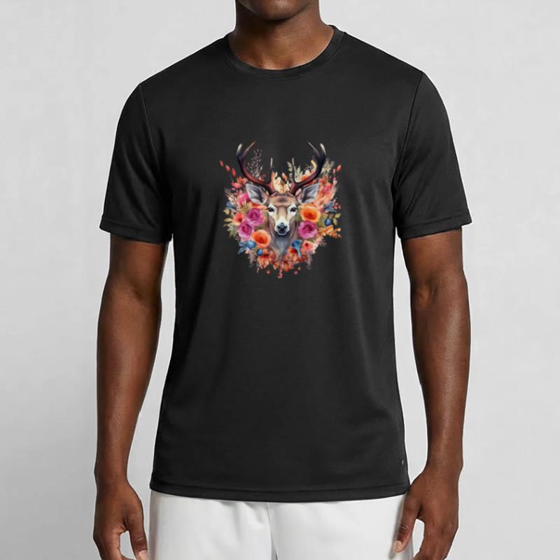 Replacement dirndl deer antlers deer Men's Functional T-Shirt