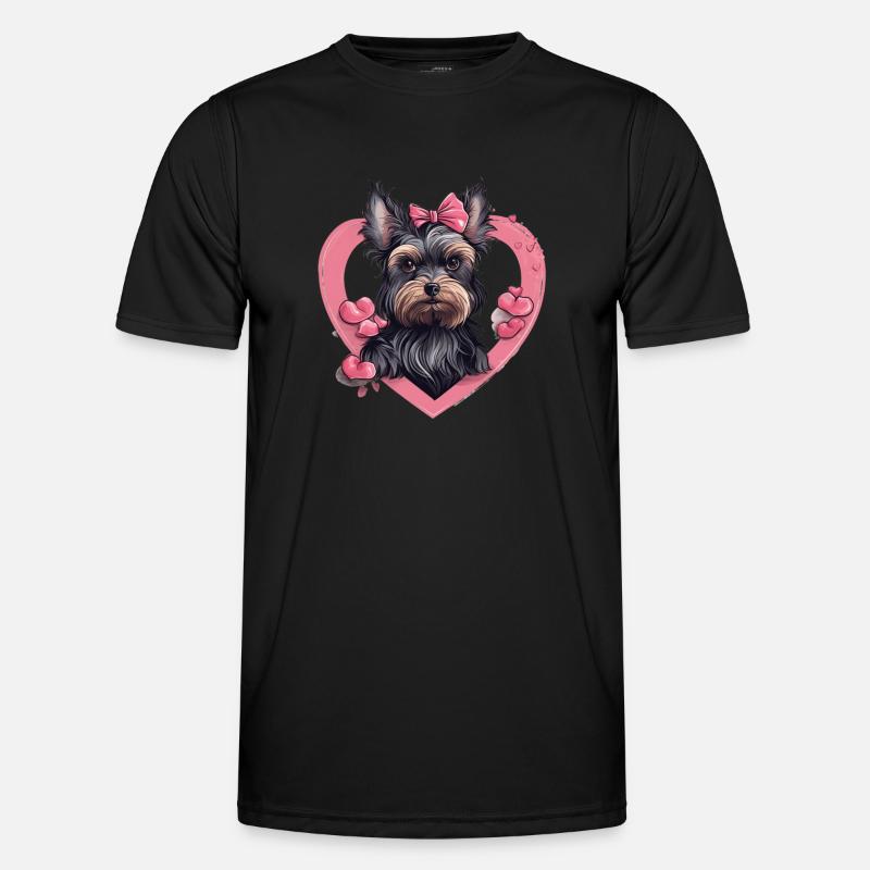 Yorkie Yorkshire Terrier Dog Lover Men's Functional T-Shirt
