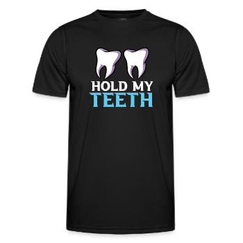 Zahnarzthelfer Zahnarzthelferin Zahnarzt Zahn - Männer Funktions-T-Shirt - Schwarz - Vorne - AI Model Male 178 dark (178cm)