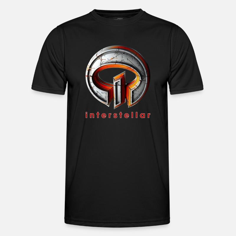 interstellar symbol design von 74elements - Männer Funktions-T-Shirt - Schwarz