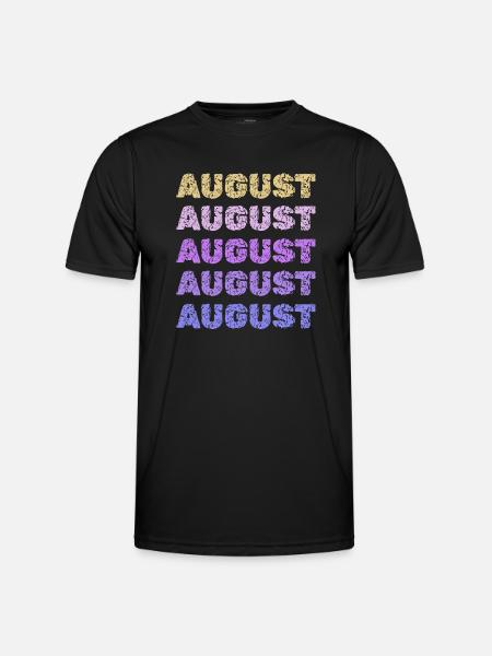 August August - Men's Functional T-Shirt - black