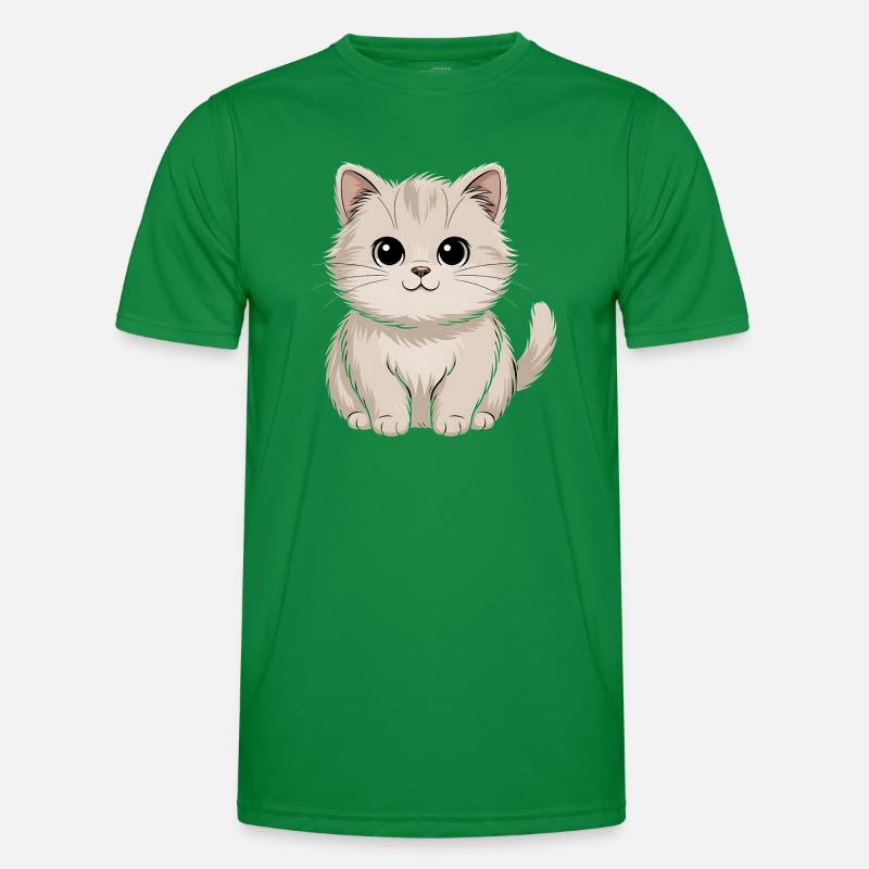 Chat persan T-shirt sport Homme