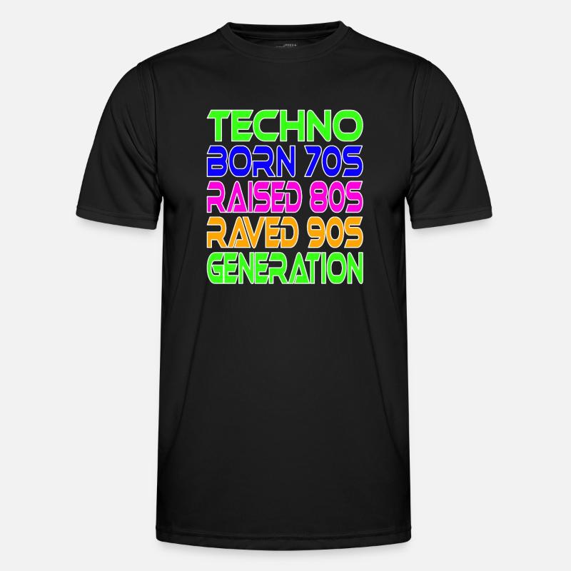 Techno Generation - Men's Functional T-Shirt - black