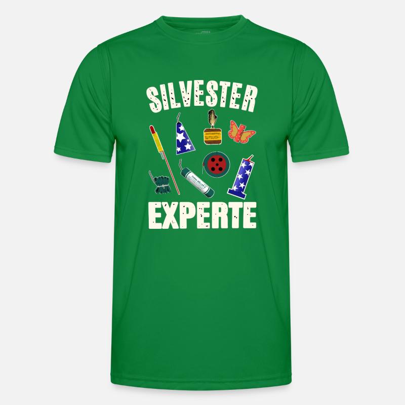 Silvester Experte Männer Funktions-T-Shirt