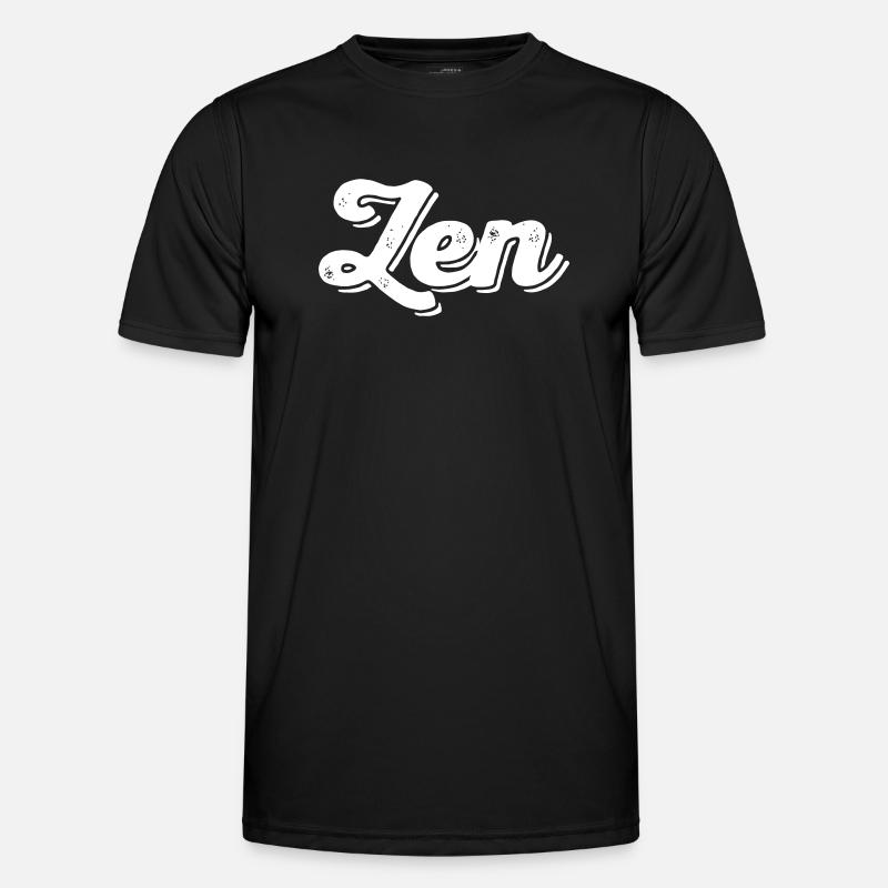 Zen - Männer Funktions-T-Shirt - Schwarz