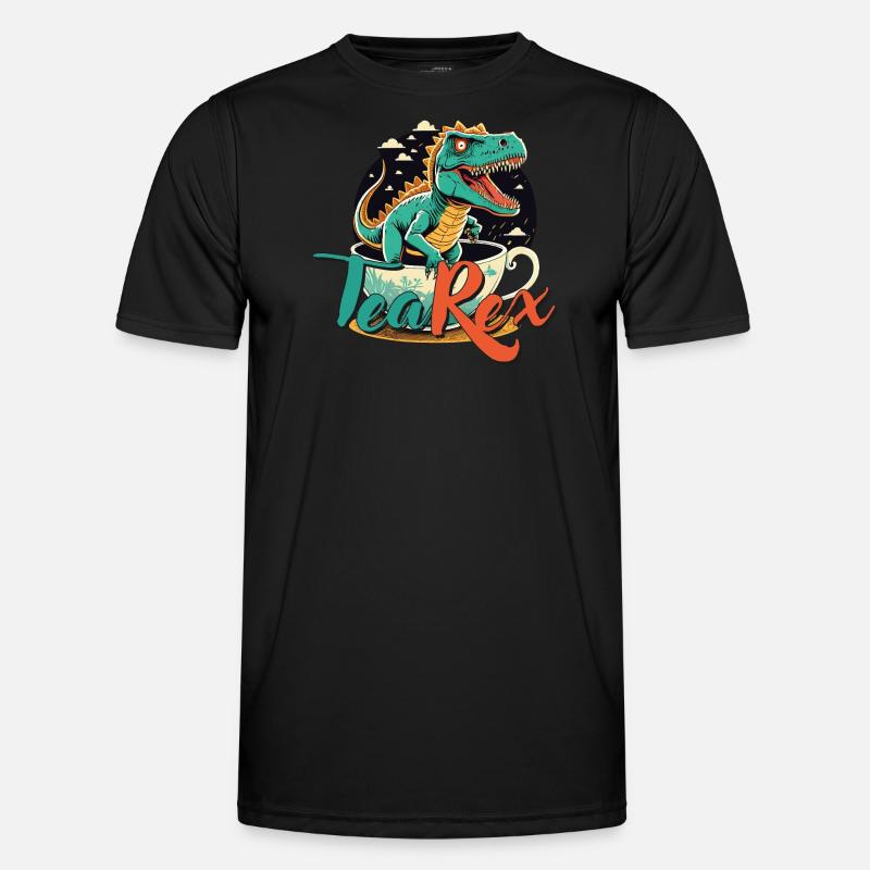 TeaRex - Men's Functional T-Shirt - black