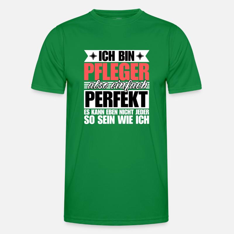 Perfekter Pfleger Männer Funktions-T-Shirt