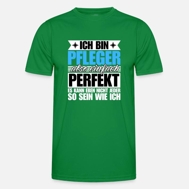Perfekter Pfleger Männer Funktions-T-Shirt