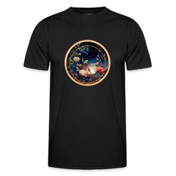 Rose - T-shirt sport Homme - noir - Devant - AI Model Male 178 dark (178cm)