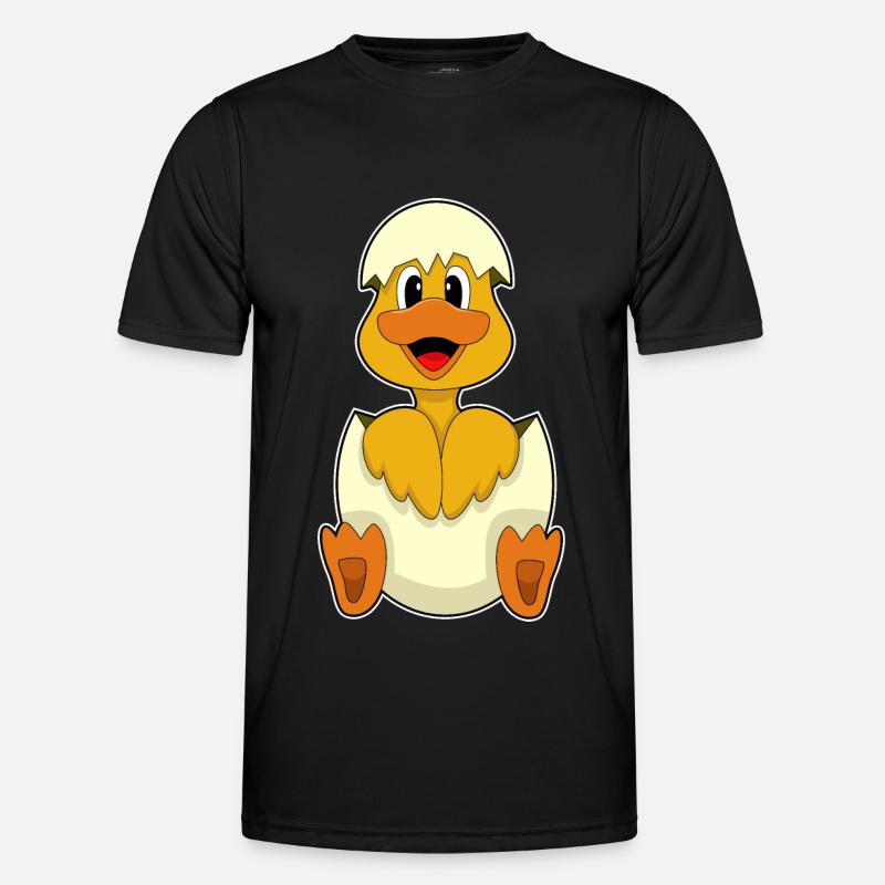 Duck egg - Men's Functional T-Shirt - black