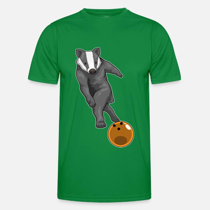 Badger Boule de bowling T-shirt sport Homme